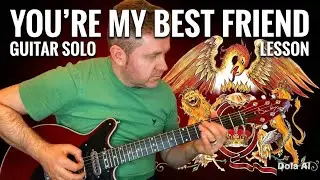 You’re My Best Friend - Queen Guitar Solo Lesson (Guitar Tab)