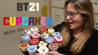 BT21 CUPCAKES DIY | GUMMY GOOMEY