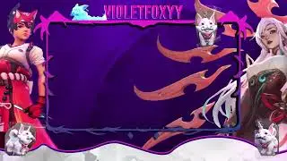 Stream Overlay - Kitsune (Irelia league of legends e a Kiriko overwatch)