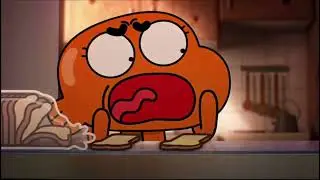 The Amazing World of Gumball Darwin and Granny Jojo Screaming