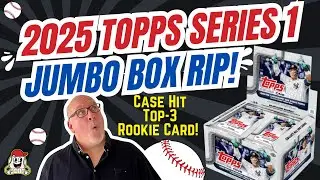 ⚾CASE HIT ROOKIE CARD!⚾✨2025 Topps Series 1 Jumbo Break✨