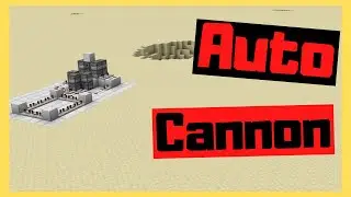 How to make a Auto TNT Cannon Without Slime [Tutorial]