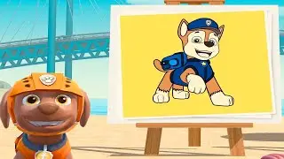 Paw Patrol Painting Learning Adventures #04 - Meet the Colors Kids Learning Color Explore
