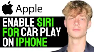 How to Enable SIRI For iPhone CarPlay! (UPDATED GUIDE)