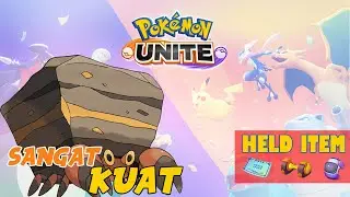 POKEMON UNITE - BUILD CRUSTLE SEMI TANK & DAMAGE SAKIT #GAMEPLAY #3
