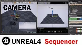 Unreal4 Sequencer Tutorials 3. Camera Rig Crane and Look at