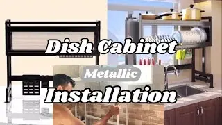 INSTALLING METALLIC DISH CABINET WITH COVER