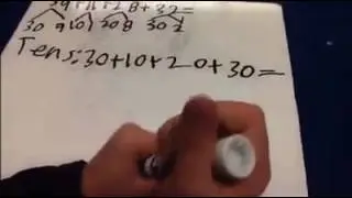 Adding Four 2 digit numbers