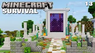 Buiding an Ancient Ruins & Finding an old Friend - Minecraft Survival.