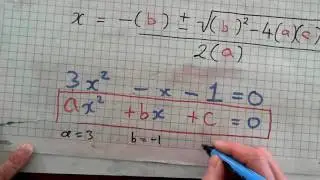 JCH Quadratic Formula P142 Q 5   6