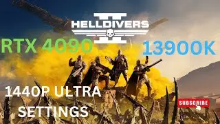 Helldivers 2 | RTX 4090 & 13900K | 1440P Ultra Settings |