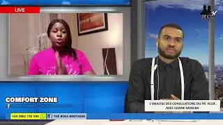 COMFORT ZONE: L'ANALYSE DES CONSULATIONS DU PRESIDENT FELIX AVEC ELIANE MUKEBA