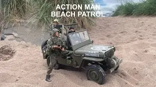 Action Men on Beach Patrol (HDR / 4K)