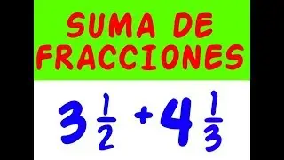 SUMA DE DOS FRACCIONES MIXTAS - Aprende Fácil