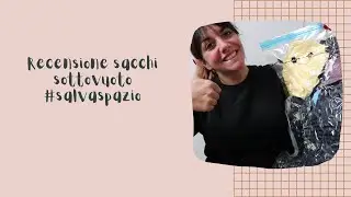 Recensione sacchi sottovuoto #salvaspazio