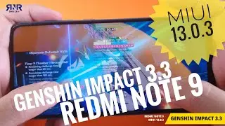 Update MIUI 13 Redmi Note 9 Genshin Impact 3.3 Test | Helio G85, MIUI 13.0.3