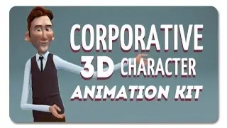 Corporative 3D Character Animation Kit | After Effects Template