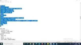 Oracle SQL PLSQL | session 21 | PLSQL Cursors | Ref_Cursors | Predefined Exceptions