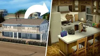 building a low income family apartment in The Sims 4