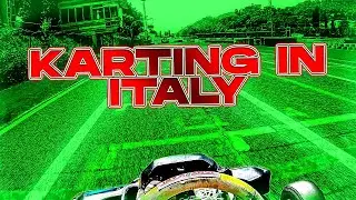 I went OUTDOOR GO-KARTING in Italy!
