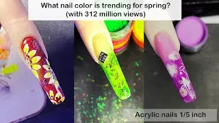Spring 2023| acrylic nails extensions| Spring on my nails @nicestylist #acrylicnails #naildesign