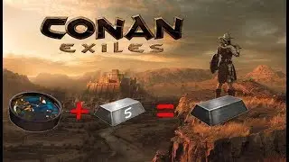 Как сделать СТАЛЬНОЙ БРУСОК в Сonan exiles + покажу где найти пещеру что бы добыть СЕРУ