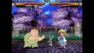 Mugen Random Battles: MvC Peter Griffin Vs Fighting Reimu Hakurei