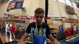 Pyraminx avg5: 5.60 single 3.45|European Championship 2016 in Prague