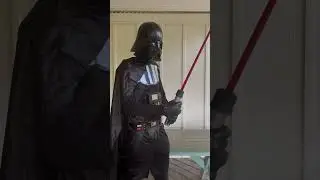 Homemade DARTH VADER Costume?!??! #diy #darthvader #starwars #lightsaber