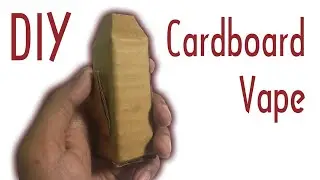 Make vape with cardboard | homemade vape