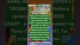 МОЛИТВА НА СЕГОДНЯ✝️БОГУ ПОМОЛИСЬ#рек #хочуврек #видео#германия #любовь#вера #психология #покаяние