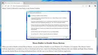 Mouse Control Software Applications for Windows 11 and Windows 10