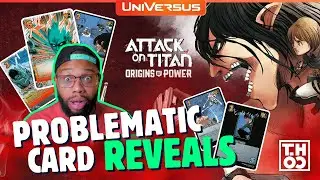 COULD THESE BE GAME CHANGERS? ATTACK ON TITAN: ORIGINS OF POWER SNEAK PEAK/CARD REVEALS. UVS CCG/TCG