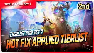 NEW TIERLIST and BEST DECKS FOR SET 7 made by RANK 1 GLOBAL FOR TFT