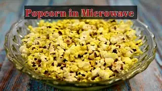 Popcorn in Microwave | પોપકોન ઇન માઇક્રોવેવ | पोपकोन इन माइक्रोवेव | @UtterasKitchen
