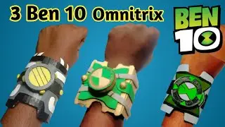 Make 3 ben 10 omnitrix/very easy to make