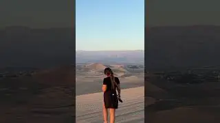 The Peruvian Desert Oasis of Huacachina 🇵🇪🏝️ #shorts #short #travelshorts #peru