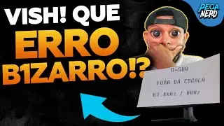 Erro BIZARRO, Na Tela preta FORA DE ESCALA nos MONITORES  APLICATIVOS e GAMES [ RESOLVIDO ] - 2024