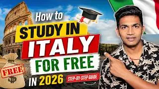 How to Study in Italy for FREE in 2026 (Step-by-Step Guide) | BM Maniya