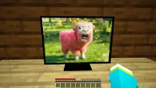 Watching the Minecraft Movie Trailer in Minecraft