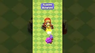 Ricochet Cannon vs Super Troops - clash of clans #shots