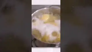 картошка и сосиски