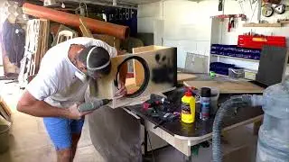 Щелевой короб для 12 сабвуфера Slot box for 12 subwoofer