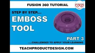 FUSION 360- How to create a DEBOSS on a CURVED surface || OFFSET FACE feature. Simple step by step!!