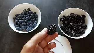 Ягоды с рынка. Пробуем голубику и ежевику. Цена на 20.07.2020