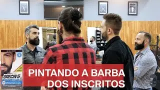 Pintar a barba com GRECIN 5 - Passo a passo - INSCRITOS do canal pintam a barba, vejam como foi!