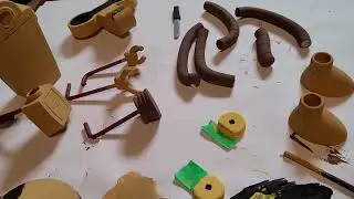 3d print sand,  prime, paint, glue,finished print roberto futurama #ender3v3se #3dprinter #futurama