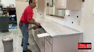 How to install a Laminate Countertop.
