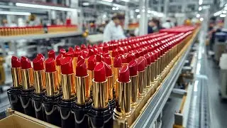 How Lipsticks Are REALLY Made in a Factory   The Secret Inside a Lipstick