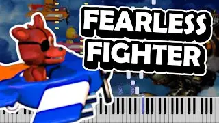 Fearless Fighter - FNaF World | Piano Tutorial
